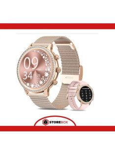  Okosórák nőknek (hívásfogadás/hívás kezdeményezése), 1,32 hüvelykes Diamonds Bluetooth okosóra Android telefono khoz, kültéri fitneszmérő pulzussal, alvásfigyelő TÖBBFÉLE SZÍJJAL!!!