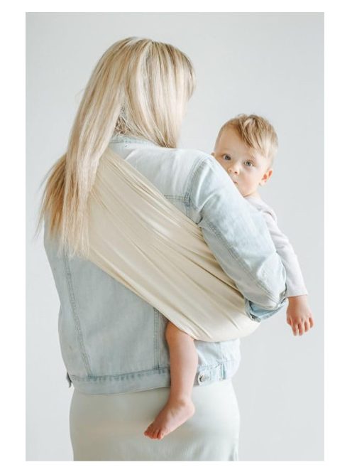 Shabany® Ring Sling - 100% organikus pamut - babahordozó újszülöttek és kisgyermekek számára 33 Ib-ig