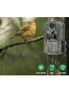 WOSPORTS Trail kamera, 36 MP 4K 0.2S Trigger Motion Aktivált, Vadvadász kamera Night Vision IP66 Vízálló 2,0'' LCD 120° széles kamera lencse kültéri cserkészet Vadállat megfigyelés Otthonbiztonság