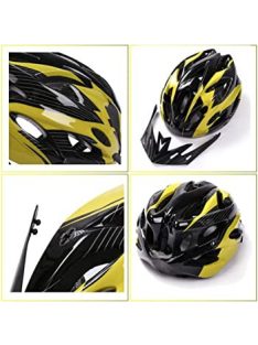   Deyiis Kerékpáros sisak felnőtteknek, kerékpáros sisak felnőtteknek, kerékpáros bukósisak védelem, férfi és női, kerékpáros sisak, állítható kerékpáros sisak levehető napellenzővel, férfi és női, MTB