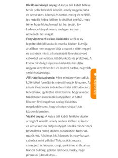   Kutyakabát őszi/téli, vízálló, fényvisszaverő csíkokkal