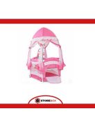 Portable Baby Playpen Crib Cradle With Carring Bag-Pink 